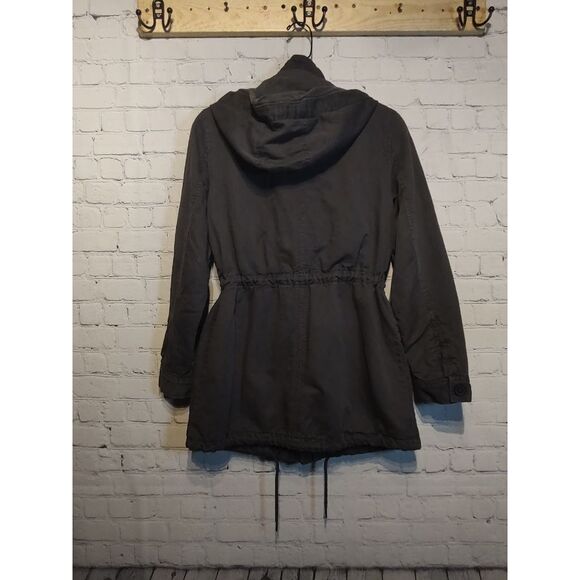 The loft grey hooded utility jacket size xs petite* - Picture 2 of 4